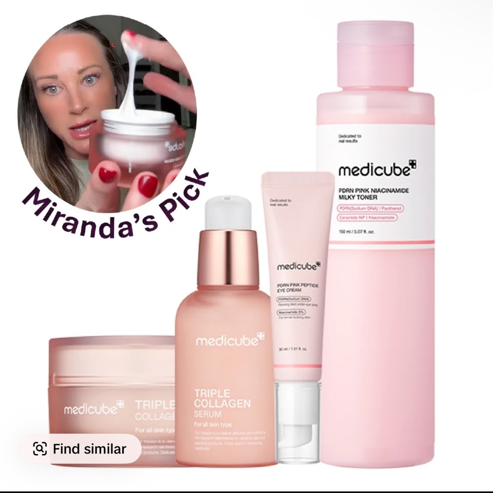Triple Collagen Skincare Set - Pink